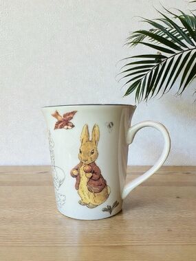 Peter Rabbit Garden Vegetables Ceramic Coffee Mug Cup Beatrix Potter